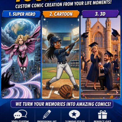 Custom Comic Portrait from Photo
